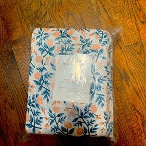 BNWT Rifle Paper/ Anthro Peonies King Sheet Set